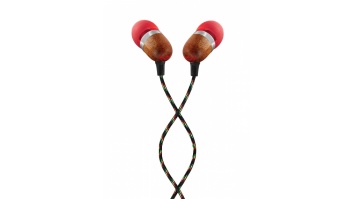 Marley | Earbuds | Smile Jamaica | Wired | In-ear | Microphone | Red