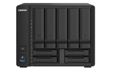 QNAP | 9-Bay QTS NAS | TS-932PX-4G | Up to 9 HDD/SSD Hot-Swap | AnnapurnaLabs Alpine | AL324 ARM Cortex-A57 Quad-Core | Processor frequency 1.7 GHz | 4 GB | DDR4