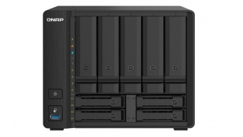 QNAP | 9-Bay QTS NAS | TS-932PX-4G | Up to 9 HDD/SSD Hot-Swap | AnnapurnaLabs Alpine | AL324 ARM Cortex-A57 Quad-Core | Processor frequency 1.7 GHz | 4 GB | DDR4