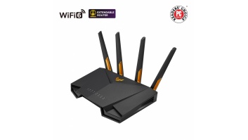 ASUS TUF-AX3000 V2 Dual Band WiFi 6 Gaming Router | Dual Band WiFi 6 Gaming Router | TUF-AX3000 V2 | 802.11ax | 2402+574 Mbit/s | 10/100/1000 Mbit/s | Ethernet LAN (RJ-45) ports 4 | Mesh Support Yes | MU-MiMO Yes | No mobile broadband | Antenna type 4xExt
