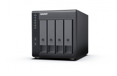 QNAP | 4-Bay | TR-004 | Up to 4 HDD/SSD Hot-Swap | Micro processor with hardware RAID