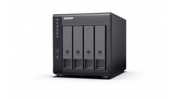 QNAP | 4-Bay | TR-004 | Up to 4 HDD/SSD Hot-Swap | Micro processor with hardware RAID