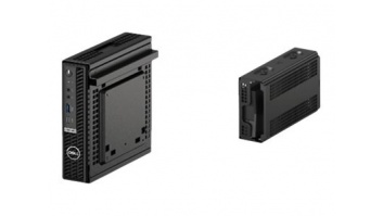 Dell | OptiPlex Micro and Thin Client Dual VESA Mount w/Adapter Bracket | Black