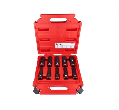 Milwaukee | 1/2" Impact socket set deep, 10 pcs | 4932480457