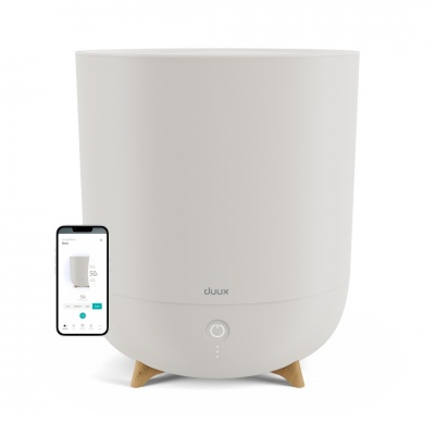Duux | Smart Humidifier | Neo | Water tank capacity 5 L | Suitable for rooms up to 50 m² | Ultrasonic | Humidification capacity 500 ml/hr | Greige