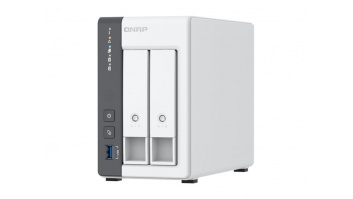 QNAP 2-bay 2.5 GbE NAS with Integrated NPU | TS-216G | ARM 4-core | Cortex-A55 | Processor frequency 2.0 GHz | 4 GB