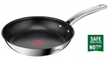 TEFAL | Frying Pan | B8170444 Intuition | Frying | Diameter 24 cm | Suitable for induction hob | Fixed handle | Black