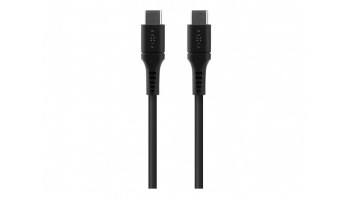 Fixed | Liquid Silicone Cable USB-C/USB-C, 2m, 60W | FIXDLS-CC2-BK