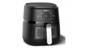 Philips Airfryer | NA221/00 2000 series | Power 1500 W | Capacity 4.2 L | Rapid Air technology | Black/Silver