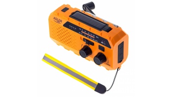 Adler | Portable radio with flashlight | AD 1197 | Alarm function