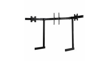 Next Level Racing Floor stand | ELITE Free Standing Triple Monitor Stand | Fully adjustable and customizable | 21-43 " | Black