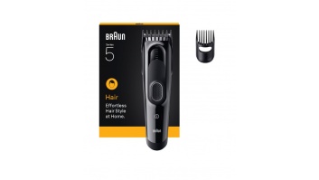 Braun Hair Clipper | HC5510 Series 5 | Cordless | Number of length steps 9 | Black