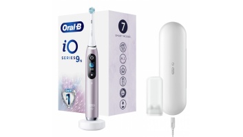 Oral-B Electric Toothbrush | iO9 Series 9 | Rechargeable | For adults | Number of brush heads included 1 | Number of teeth brushing modes 7 | Rose Quartz