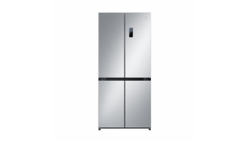 Xiaomi ledusskapis/saldētava | Mijia ledusskapis ar Cross Door 502L ES | Brīvi stāvošs | 191,2 cm | Amerikāņu stils | Ledusskapja neto ietilpība 326 litri | Saldētavas neto ietilpība 176 litri | E klase | Birstēts sudrabs