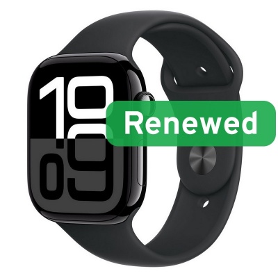 Grade C | Apple Watch Series 10 LTE 46mm | Retina OLED LTPO | LTE | Jet Black | watchOS | Apple Renew