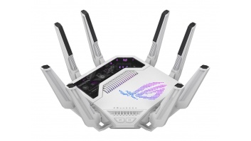 Asus WiFi 7 Tri-band Gaming Router | ROG Rapture GT-BE19000AI | 802.11ax | 10/100/1000 Mbit/s | Ethernet LAN (RJ-45) ports 1 | Mesh Support Yes | MU-MiMO Yes | 4G/5G | Antenna type External