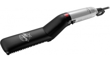 GA.MA Barber Style Beard Straightener | GIB4005 | Ceramic heating system | Temperature (max) 165 °C | Black/Silver
