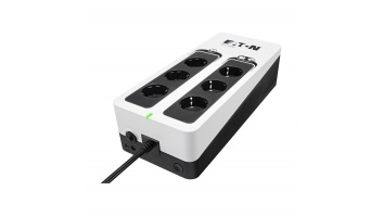 Eaton 3S Gen2 UPS DIN, 450 VA, 270 W, Input: Schuko, Outputs: (3) Schuko, (3) Schuko surge only, Tower | 3S450D