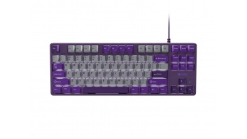Fury | Kanabo K2 | Gaming Keyboard | Wired | US | Gray/Purple | USB Type-A | Linear