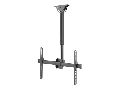 DIGITUS Universal TV Ceiling Mount with Telescopic Height-Adjustment
