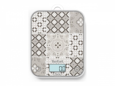 TEFAL Electronic Kitchen Scale | Optiss BC50D6V0 | Graduation 0.5/1 g | Display type LCD | Mozaic Decor