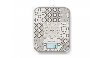 TEFAL Electronic Kitchen Scale | Optiss BC50D6V0 | Graduation 0.5/1 g | Display type LCD | Mozaic Decor