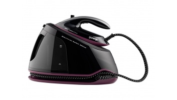 Gorenje Ironing system | SGD3000BKV | 3000 W | 1.5 L | 8 bar | Auto power off | Vertical steam function | Calc-clean function | Black/Purple