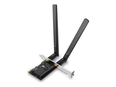 TP-LINK AX900 Wi-Fi 6 Bluetooth PCIe Adapter | Archer TX10E | 802.11ax | MU-MiMO Yes | no PoE | Antenna type Two High Gain Dual-Band Antennas
