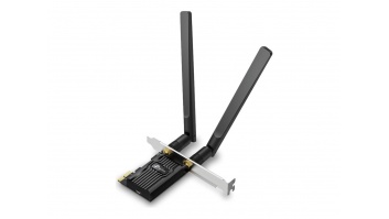 TP-LINK AX900 Wi-Fi 6 Bluetooth PCIe Adapter | Archer TX10E | 802.11ax | MU-MiMO Yes | no PoE | Antenna type Two High Gain Dual-Band Antennas