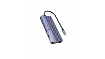 Raidsonic Icy Box Travel Dock 12-in-1, 3x video output (2x HDMI + 1x VGA) | IB-DK4062-CPD