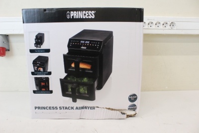 SALE OUT. Princess Double Stack Airfryer | 182490 | Power 3000 W | Capacity 11.2 L | Black | DAMAGED PACKAGING