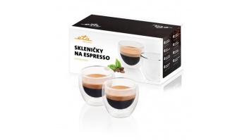 ETA | Espresso cups | ETA418193000 | For espresso coffee | 2 pc(s) | Dishwasher proof | Glass
