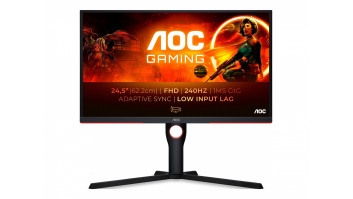AOC | Monitor | 25G3ZM/BK | 24.5 " | VA | FHD | 16:9 | 240 Hz | 1 ms | 1920 x 1080 | 300 cd/m² | HDMI ports quantity 2 | Black/Red | Warranty 36 month(s)