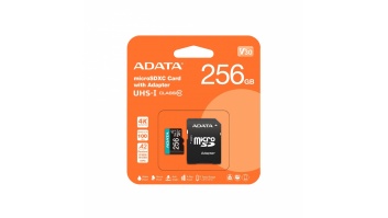 MEMORY MICRO SDXC 256GB W/AD./AUSDX256GUI3V30SA2-RA1 ADATA