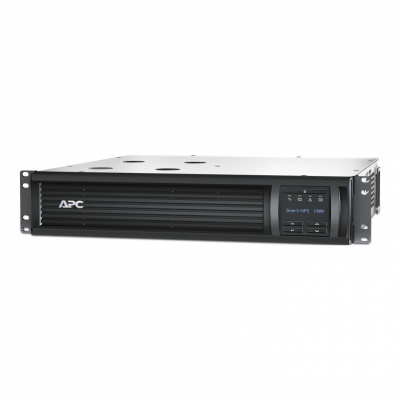 Schneider Electric APC Smart-UPS, Rackmount 2U, 230V, 4x IEC C13 sockets, Network card, AVR, LCD | SMT1500RMI2UNC | 1500 VA | 1000 W | 230 V