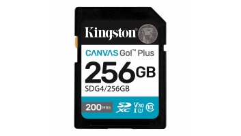 Kingston | Canvas Go! Plus | 256 GB | SD | Flash memory class Class 10, UHS-I, U3, V30