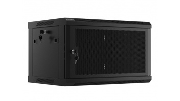 Lanberg | Rack cabinet 19" wall-mount 6U/600x450 with perforated door (flat pack) | WF01-6406-23B | Black