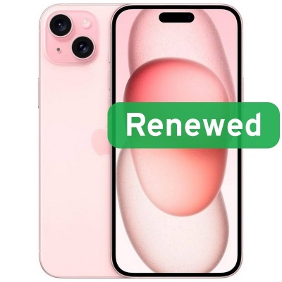 Grade A++ | Apple iPhone 15 | 6.1" Super Retina XDR OLED | 5G | 128GB | Pink | iOS | Apple Renewed