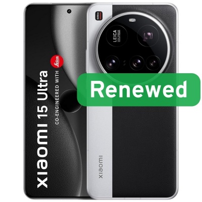 Grade A  | Xiaomi 15 Ultra | 6.73" AMOLED Display | 5G | 512GB | Silver Chrome | Android | Xiaomi Renewed