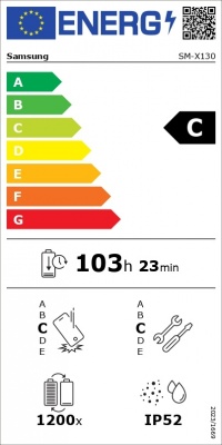 Samsung Galaxy | Tab A11 (X130) | 8.7 " | Silver | TFT LCD | 800 x 1340 pixels | Mediatek | Helio G99 (6 nm) | 4 GB | 64 GB | Wi-Fi | Front camera | 5 MP | Rear camera | 8 MP | Bluetooth | 5.3 | Android | 15