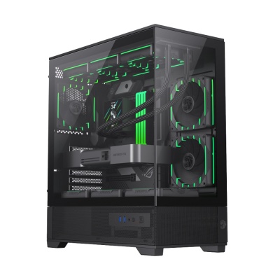 Gamemax Case | VISTA 2 AB | Black | Midi Tower