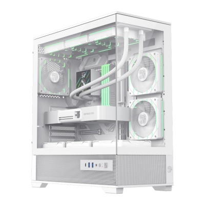 Gamemax Case | VISTA 2 AW | White | Midi Tower