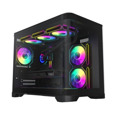 Gamemax Case | HYPE-M BK | Black | Micro