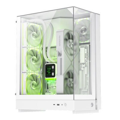 Gamemax Case | T20 WH | White | M-ATX