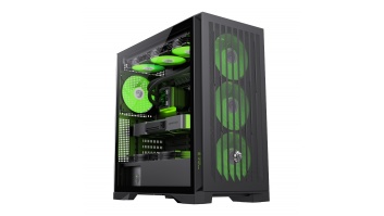 Gamemax Case | LEADER 2 BK | Black | E-ATX
