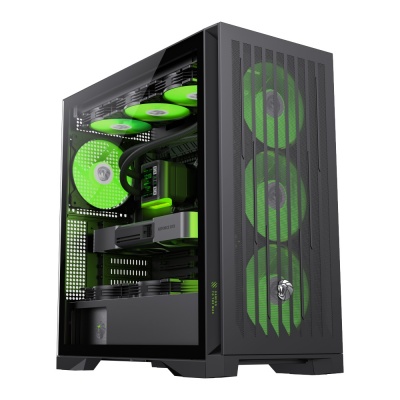 Gamemax Case | LEADER 2 BK | Black | E-ATX
