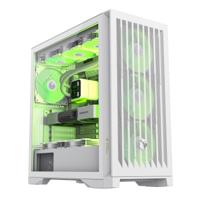 Gamemax Case | LEADER 2 WH | White | E-ATX