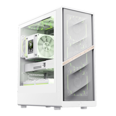 Gamemax Case | AERIS 330 MW | White | Mini Tower