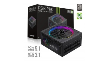Gamemax Power Supply, 80 PLUS, Platinum | RGB PRO 1300P | 1300 W