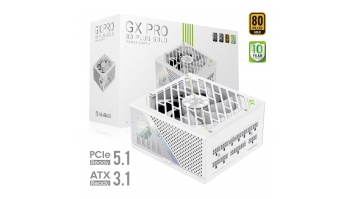 Gamemax Power Supply, 80 PLUS, Gold | GX PRO 1050G WH | 1050 W